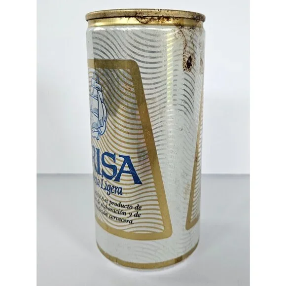Brisa Cerveza Ligera Beer 12oz Pull Tab empty Aluminum Can Monterrey Mexico - Picture 2 of 16
